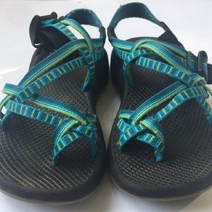 Blue/Green Chacos!